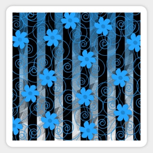Blue flower Sticker